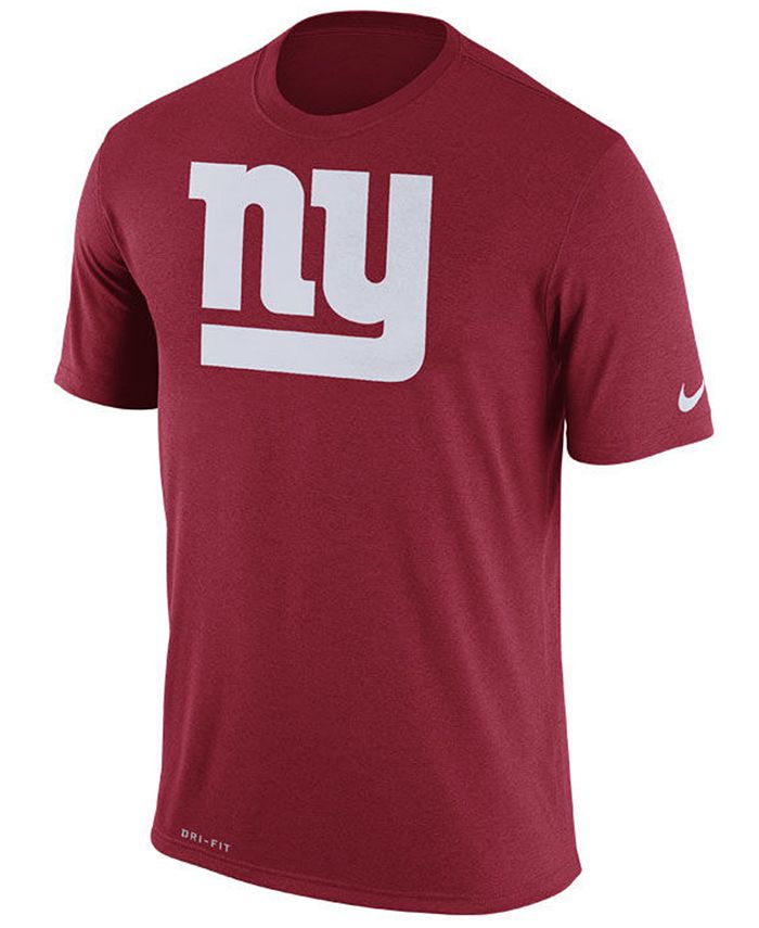 Nike Men's New York Giants Legend Logo Essential 3 T-Shirt - Macy's