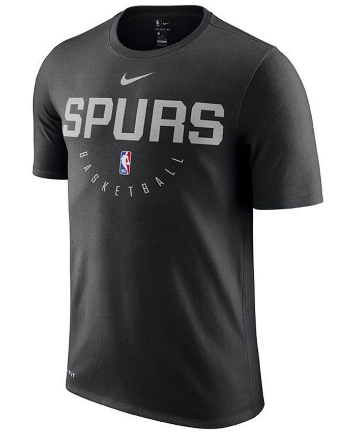 Nike Men's San Antonio Spurs Practice Essential T-Shirt - Macy's