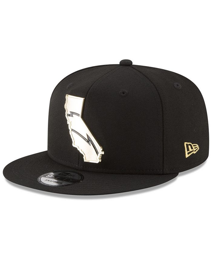 New Era Los Angeles Chargers Gold Stated 9FIFTY Snapback Cap & Reviews ...
