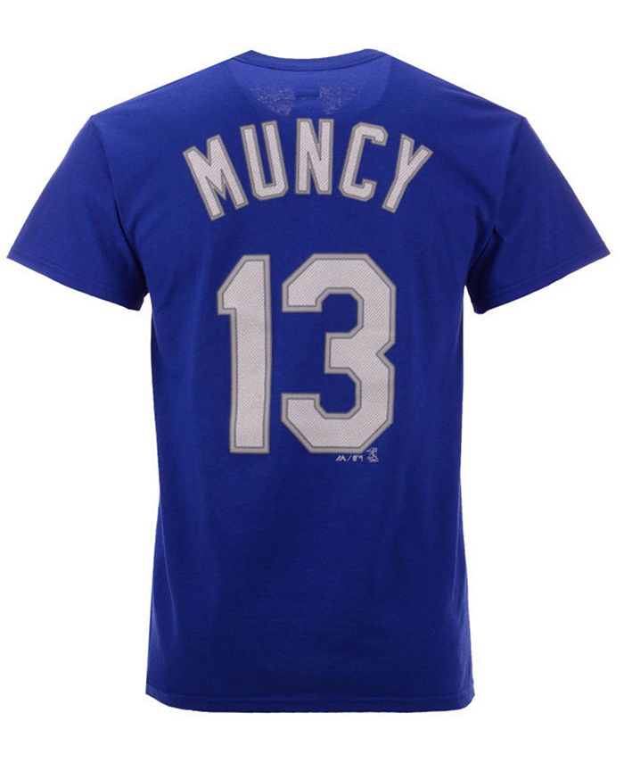Majestic Men's Max Muncy Los Angeles Dodgers Official Player T