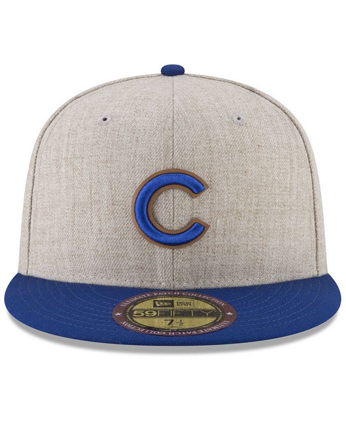 New Era Chicago Cubs Leather Ultimate Patch Collection 59FIFTY FITTED ...