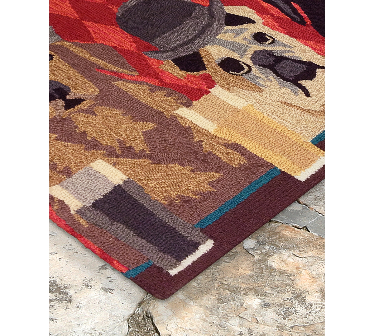 Liora Manne Front Porch Indoor/Outdoor Bar Patrol Port 2' x 5' Runner Area Rug