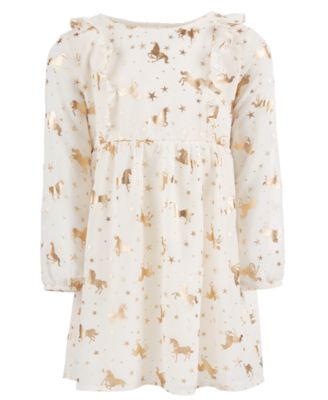 Epic Threads - Little Girls Unicorn-Print Dress