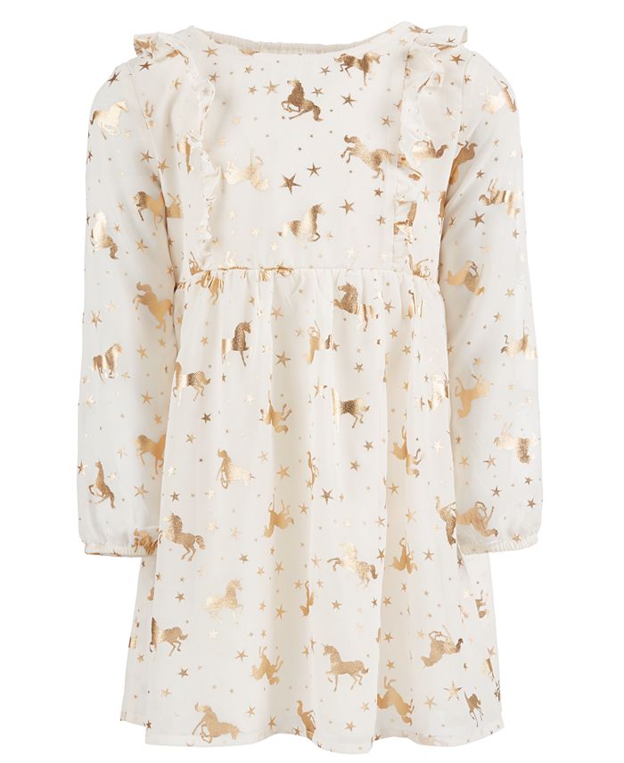 Epic Threads - Little Girls Unicorn-Print Dress