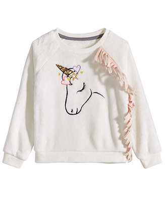 Epic Threads Little Girls Unicorn-Print Sweatshirt, Created for Macy's ...