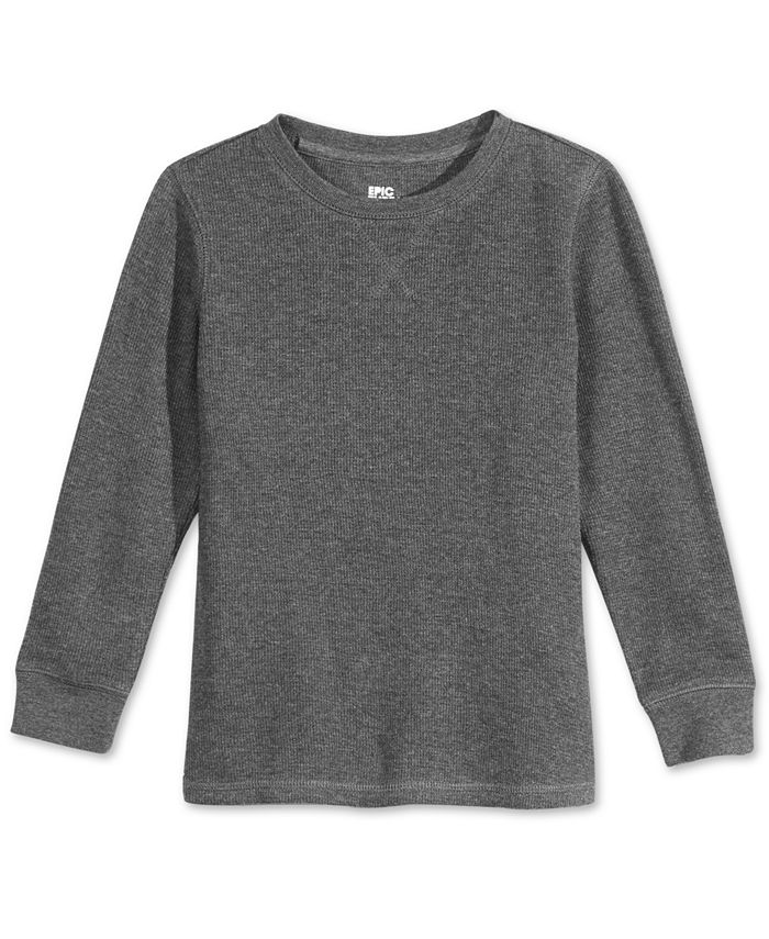 Epic Threads Solid Thermal Shirt, Little Boys, Created for Macy's - Macy's