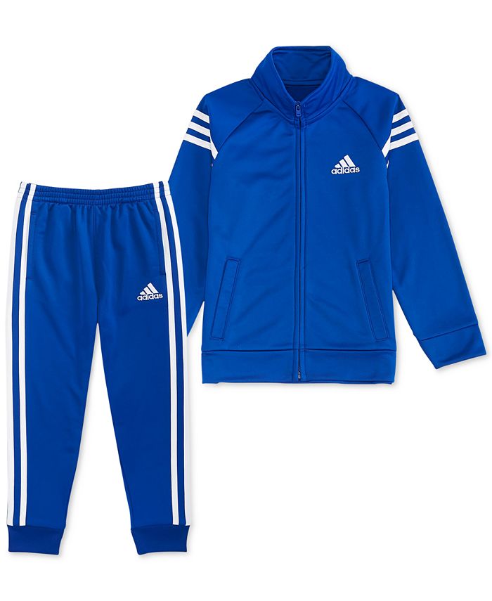 adidas Toddler Boys 2-Pc. Athletic Jacket & Jogger Pants Set & Reviews ...