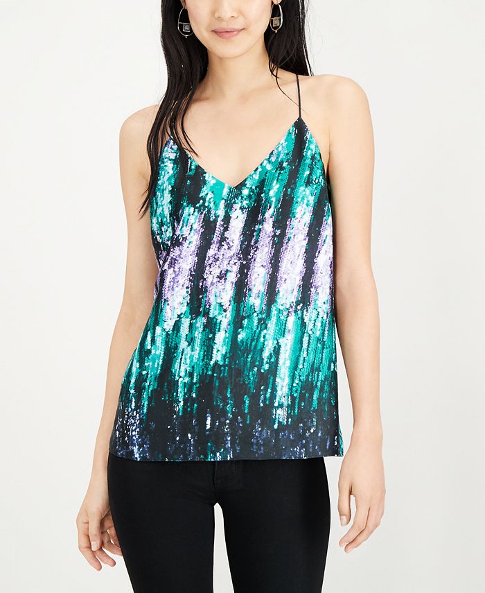 macy's sequin tops