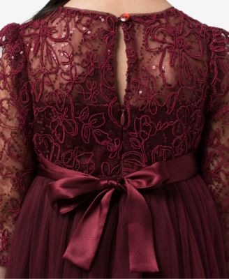 thumbnail image 2 of Bonnie Jean Little Girls' Bonaz Dress, Fuchsia, 2/2T... 2 of 14