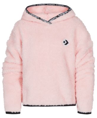 girls pink converse hoodie