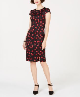 Betsey Johnson Cherry Print Sheath Dress Macy s