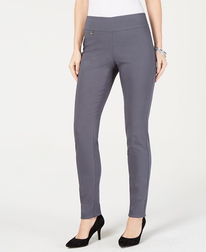 Alfani Tummy-Control Pull-On Skinny Pants, Regular, Short, and Long  Lengths, Created for Macy's - Macy's