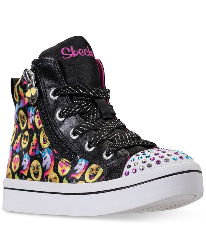 Skechers Little Girls' Twinkle Toes: Twi-Lites - Smile Style High-Top ...