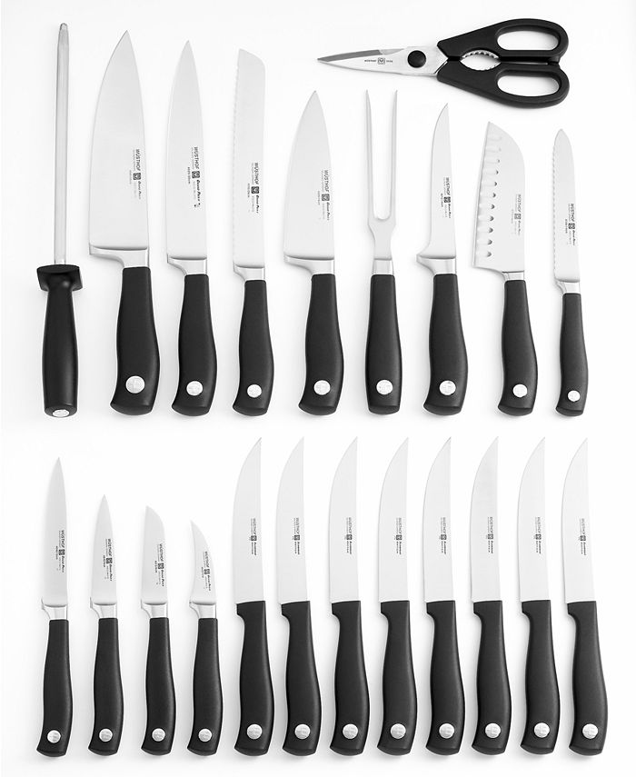 Wüsthof Wusthof Grand Prix II Cutlery Set, 23 Piece Block Set Macy's