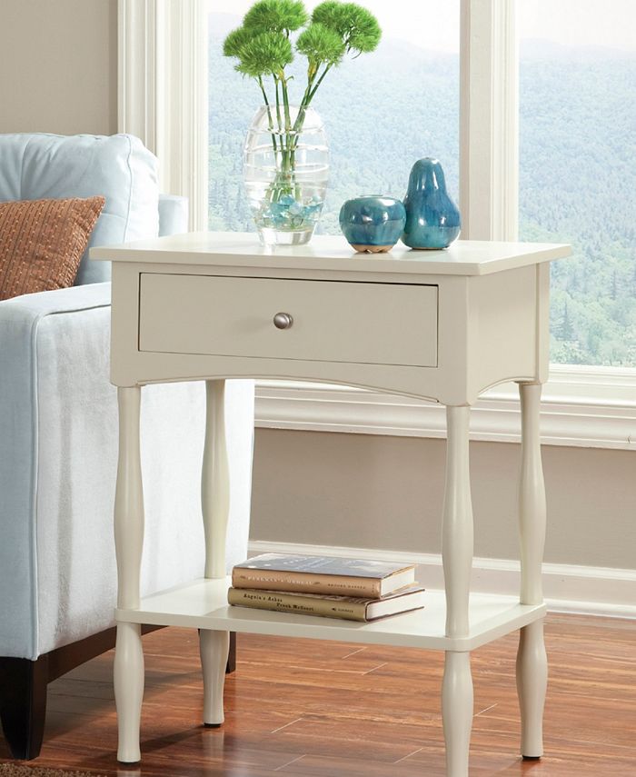 Alaterre Furniture Shaker Cottage End Table, Sand Macy's