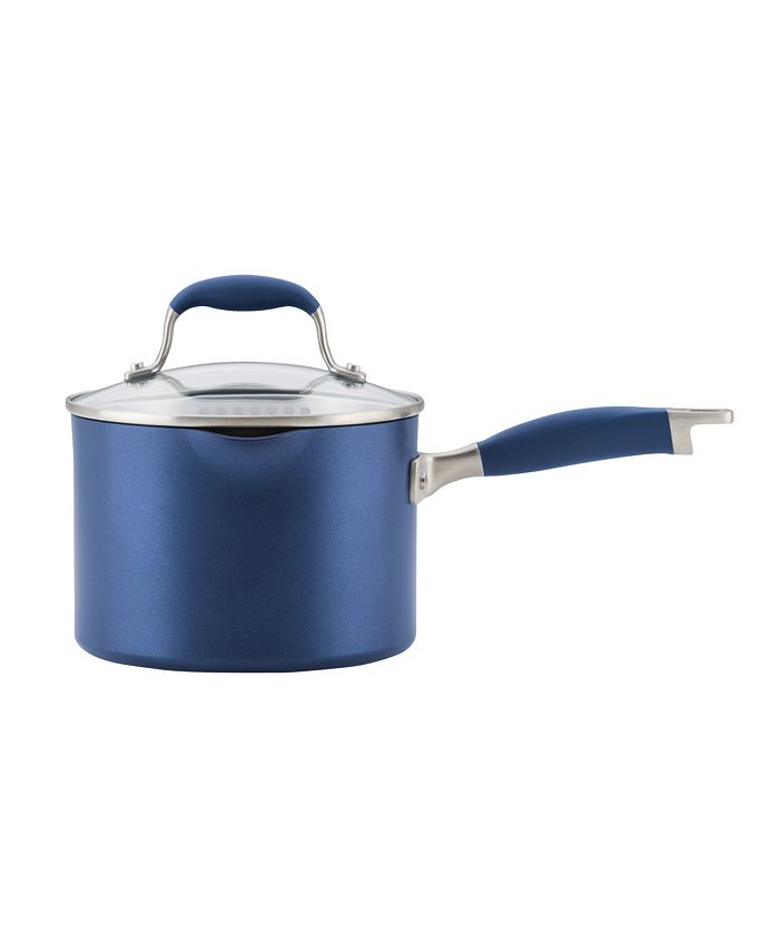 Anolon Advanced Indigo HardAnodized Nonstick 3qt Covered Straining