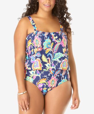 blouson plus size swimwear