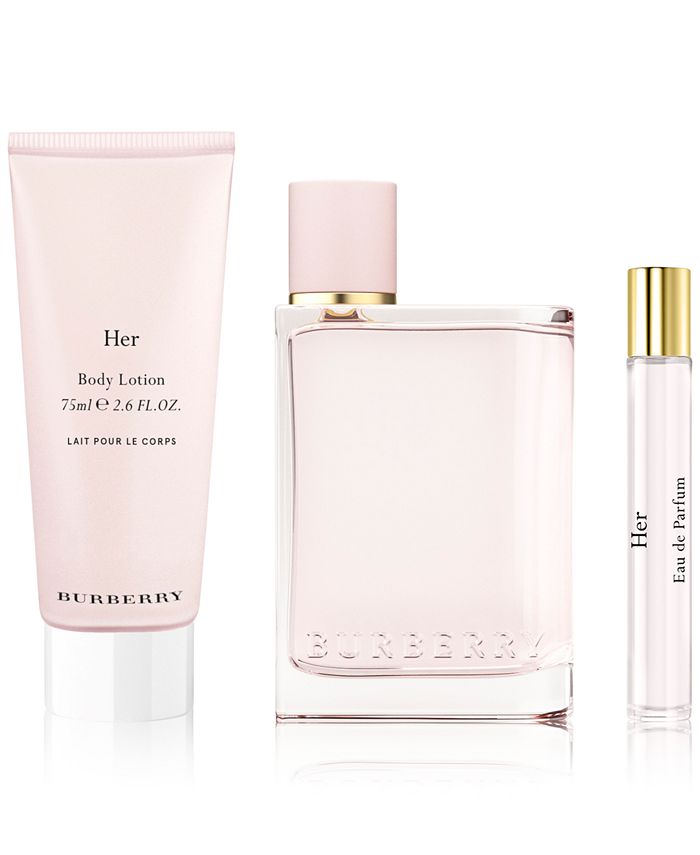Burberry her hotsell gift set macy's