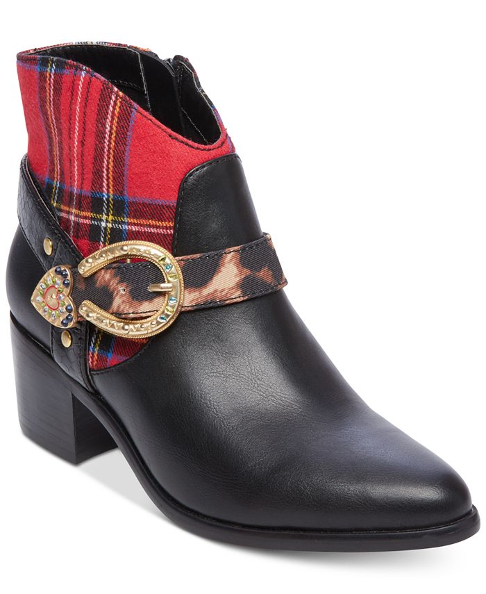 Betsey johnson wilma western booties on sale