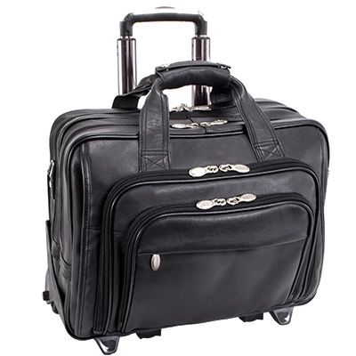 Gold Coast, 17" Patented Detachable -Wheeled Laptop Briefcase