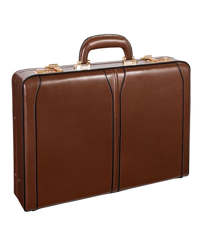 McKlein V Series Harper Leather Attaché Briefcase Macy's