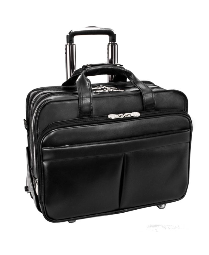 McKlein Roosevelt 17" Patented Detachable -Wheeled Laptop Briefcase & Reviews - Laptop Bags & Briefcases - Luggage - Macy's