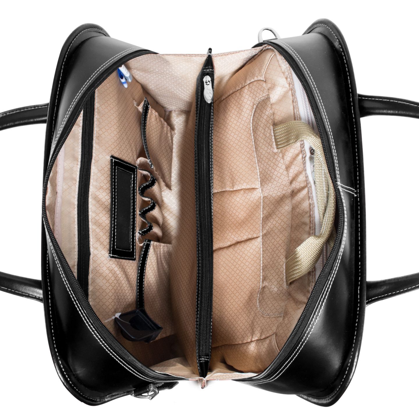 Портфели McKlein Lakewood, 15" Fly-Through Checkpoint-Friendly Ladies Laptop, цвет: Чёрный — фото 16