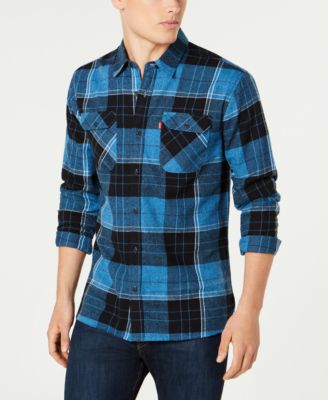 Levi's - Men's Dual-Pocket Plaid Shirt