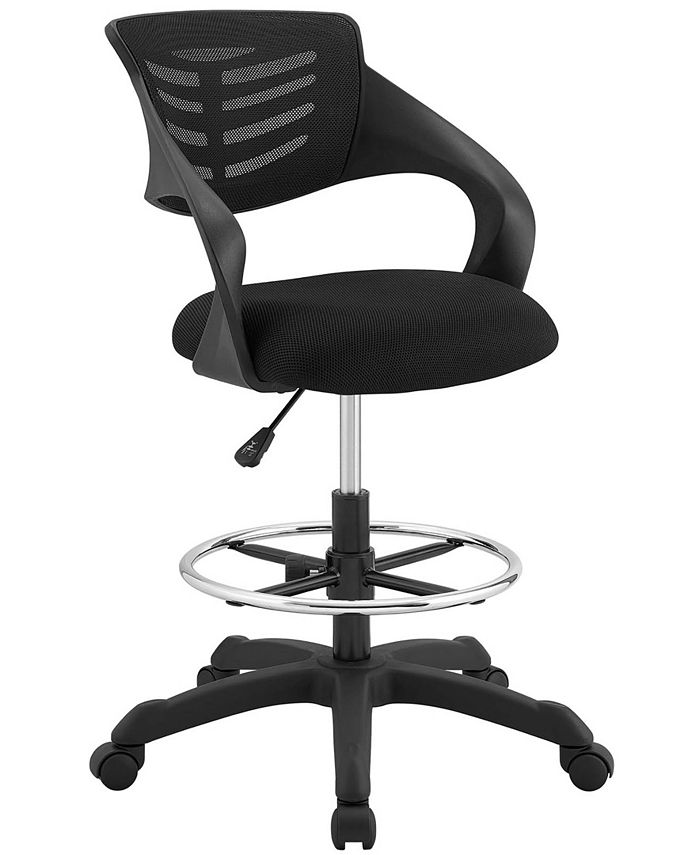 Modway - Thrive Mesh Drafting Chair in Red
