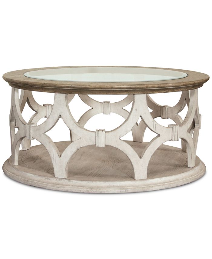 Furniture Hadley Round Coffee Table Macy's