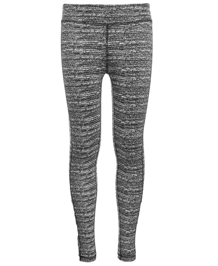 Ideology Big Girls Static-Print Caged Leggings, Created for Macy's ...
