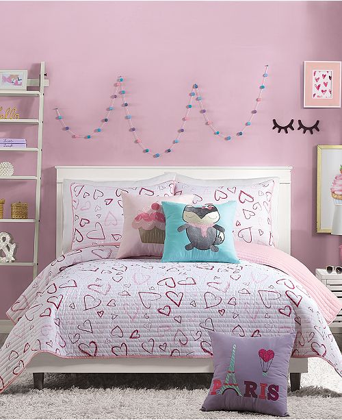 Lepore Urban Playground Desiree Full/Queen Quilt Set 3 Piece