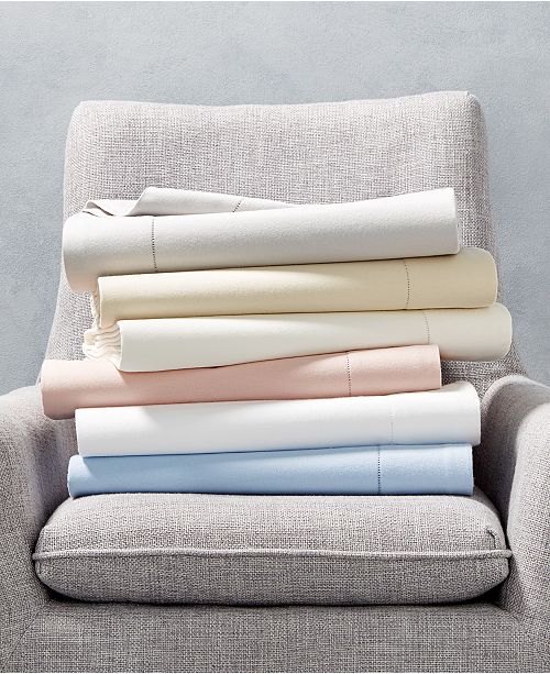 Martha Stewart Collection Luxury 100% Cotton Portuguese Flannel Sheet Set Collection, Created ...