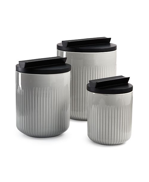 Hotel Collection Closeout Modern Porcelain Canister Set With
