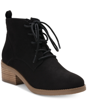 image of Style & Co Rizio Lace-Up Ankle Booties, Created for Macy-s Women-s Shoes