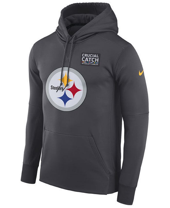 Nike Men s Pittsburgh Steelers Crucial Catch Therma Hoodie Macy s