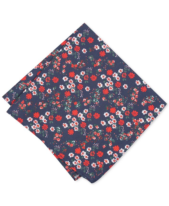 Bar III Men's Garside Floral Pocket Square, Created for Macy's Macy's