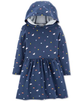 Carter's - Toddler Girls Hooded Unicorn Dress