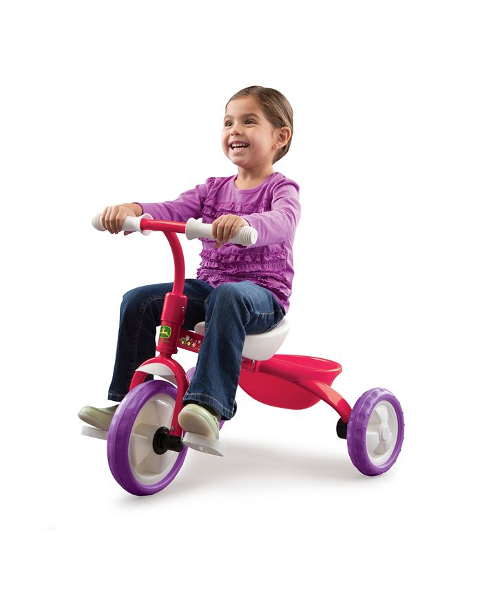 John Deere Ertl Steel Tricycle, Pink Macy's