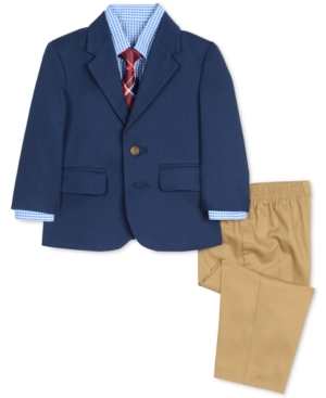 image of Nautica Baby Boys 4-Pc. Jacket, Shirt, Pants & Necktie Set