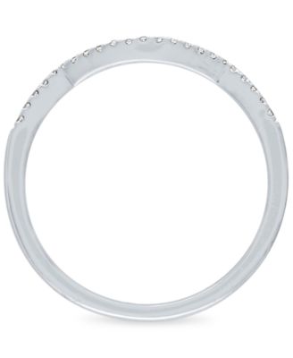 Diamond Square Halo Cluster Bridal Set (1/2 ct. t.w.) in 14k White Gold