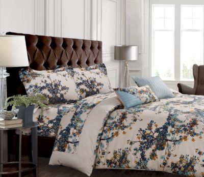 Tribeca Living - Casablanca 300 Thread Count Cotton Oversized Duvet Cover Set