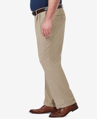 Men's Big & Tall Premium Comfort Stretch Classic-Fit Solid Pleated Dress Pants