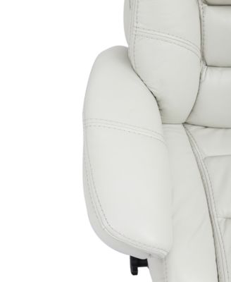 Faringdon Leather Euro Chair & Ottoman