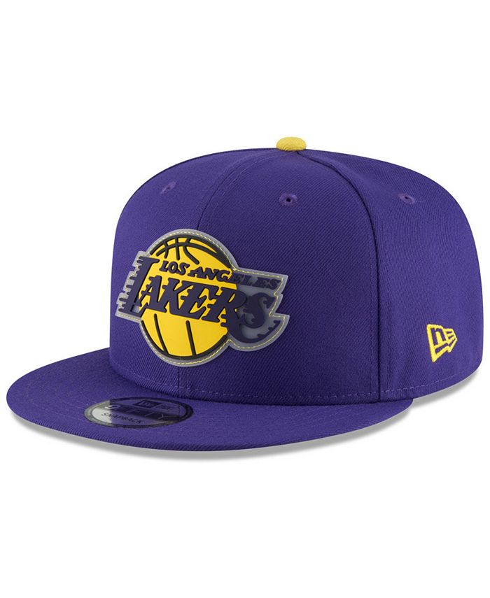 New Era Los Angeles Lakers Team Cleared 9FIFTY Snapback Cap - Macy's
