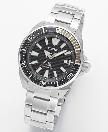 Seiko Men's Automatic Prospex Diver Stainless Steel Bracelet Watch 44mm &  Reviews - All Watches - Jewelry & Watches - Macy's