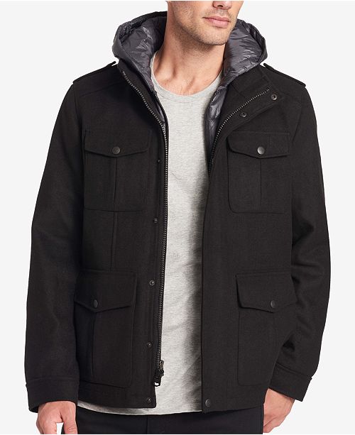 Dockers Men's Wool-Blend Four-Pocket Coat & Reviews - Coats & Jackets ...