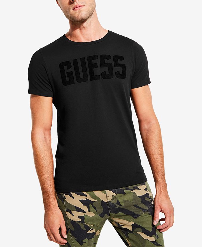 GUESS Men's Logo Print T-Shirt - Macy's
