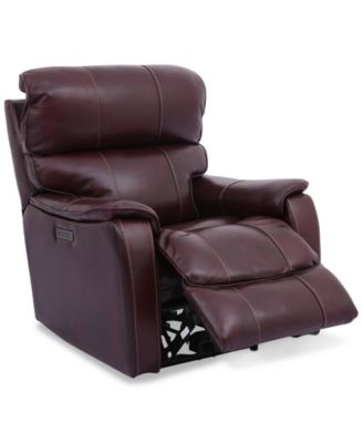 Hatherleigh 34" Leather Dual Power Recliner with USB Power Outlet