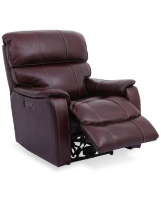 Hatherleigh 34" Leather Dual Power Recliner with USB Power Outlet